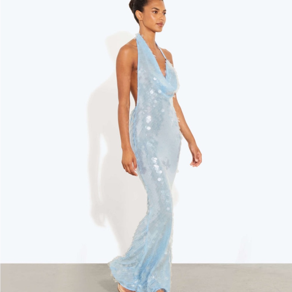 Rat & Boa Light Blue Sequin Dress